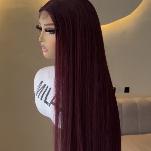 Burgundy Straight 28’’
