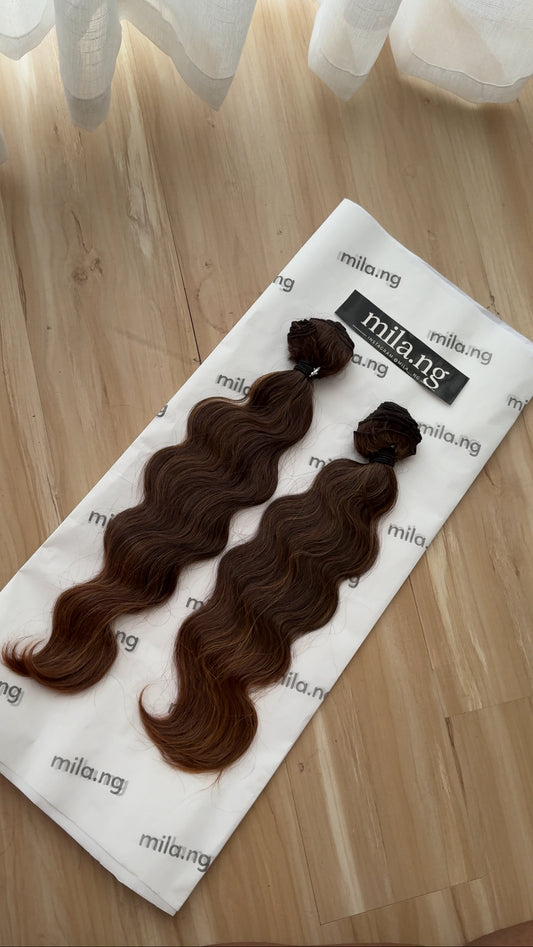 Chestnut Water Wave Bundles