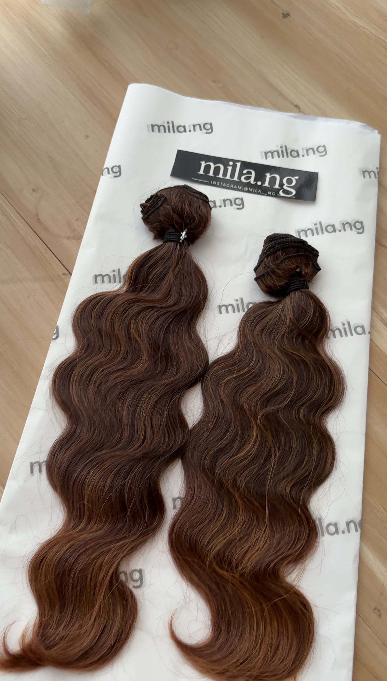Chestnut Water Wave Bundles