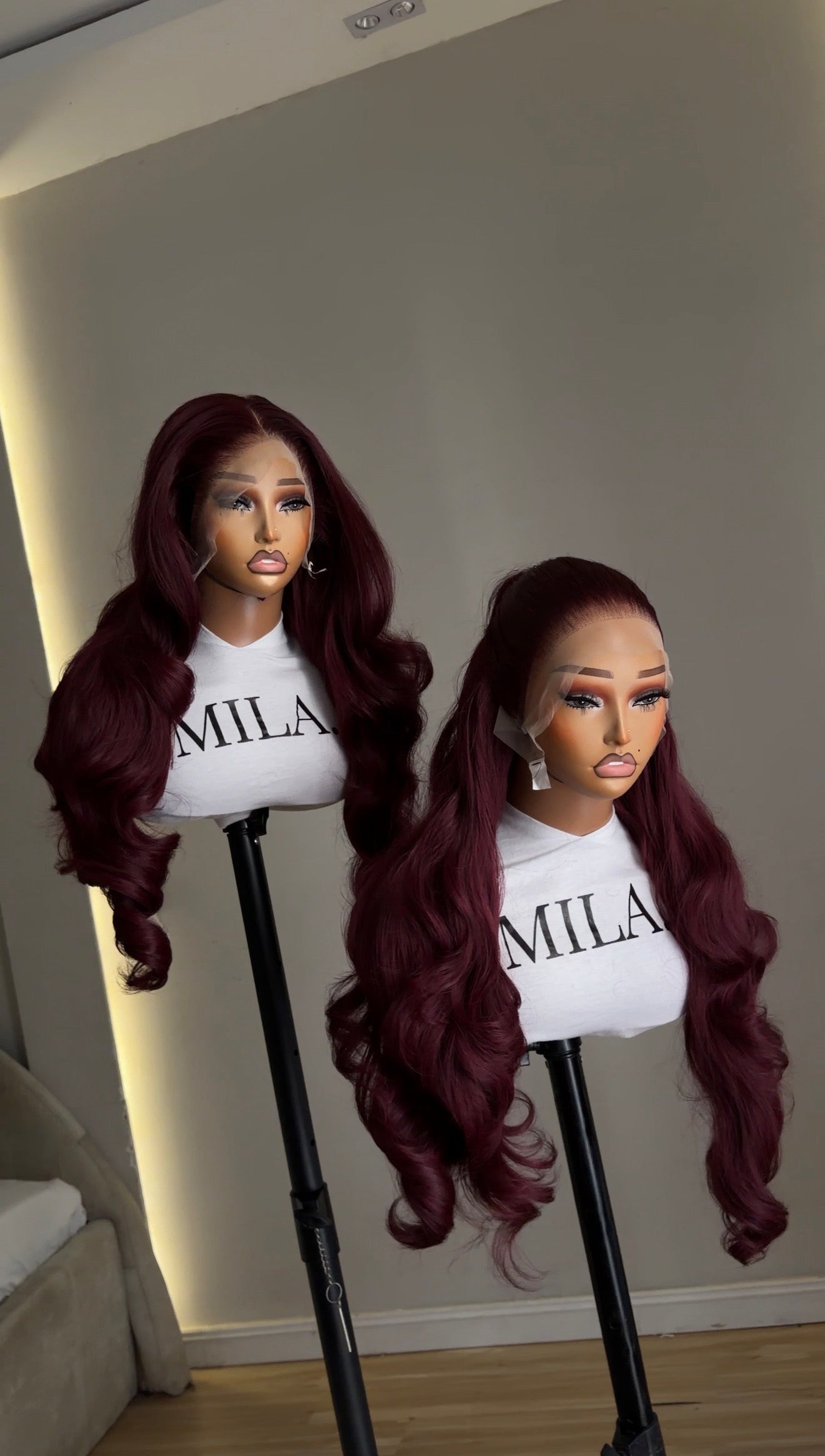 Burgundy Princess Wavy