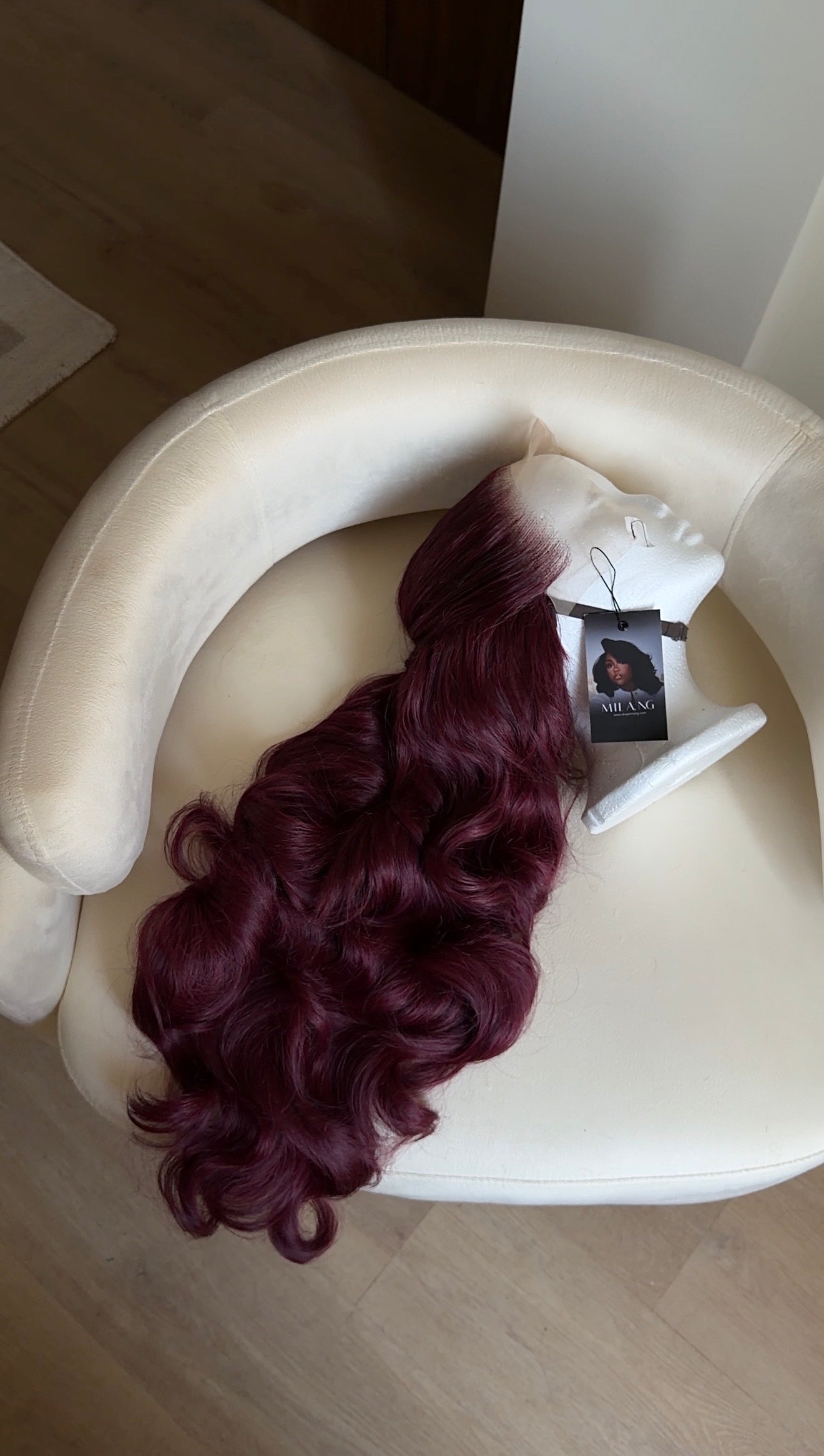 Burgundy Princess Wavy