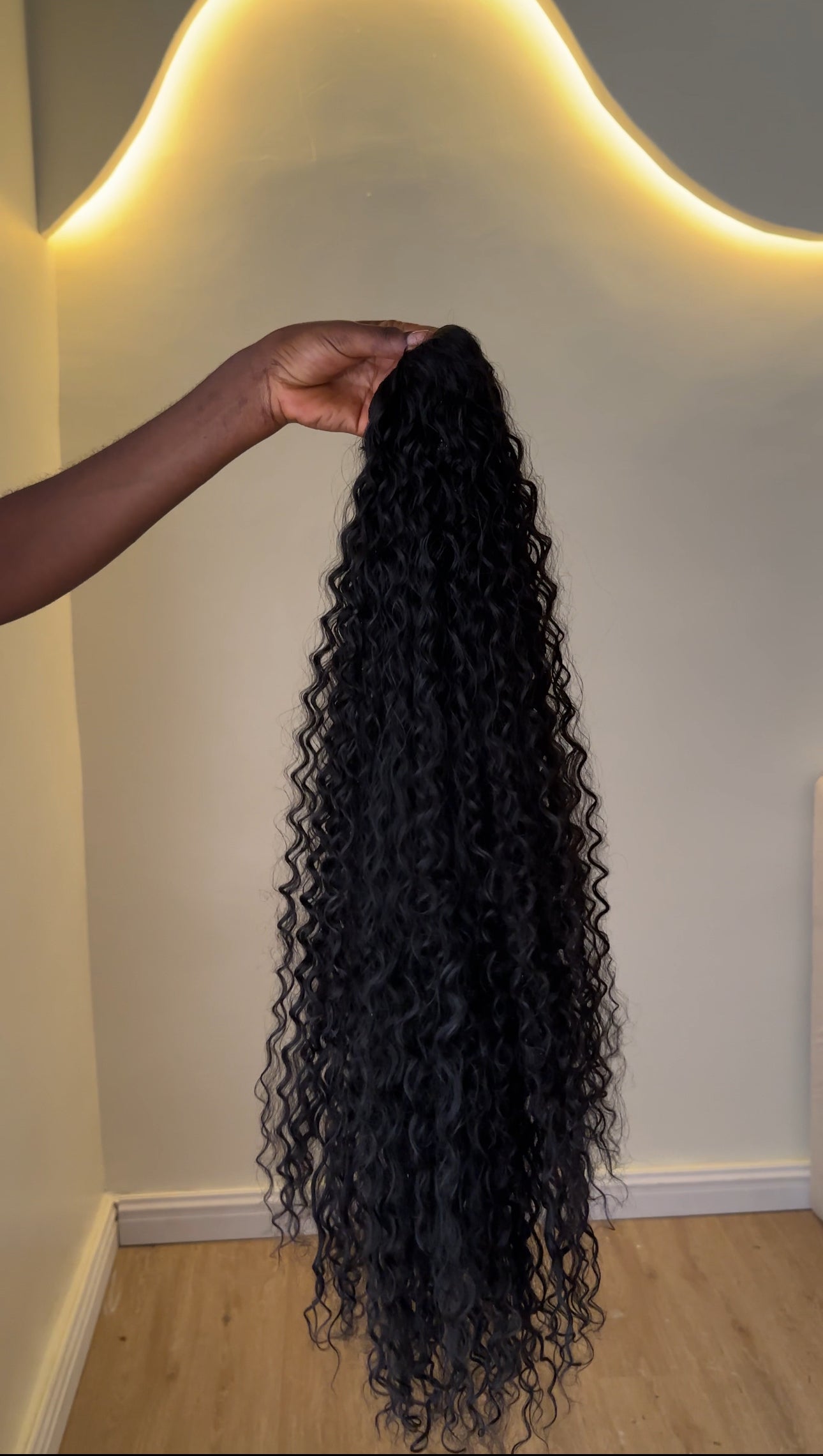 Russian Curly ponytail!