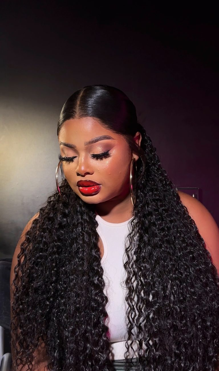 Russian Curly ponytail!